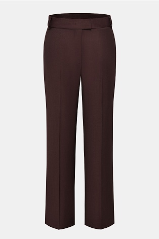 Прямые брюки со стрелками, шоколадные ANNIKA