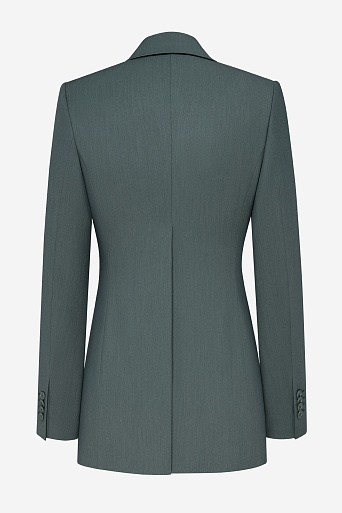 Приталенный жакет, серо-зеленый FLORENCE