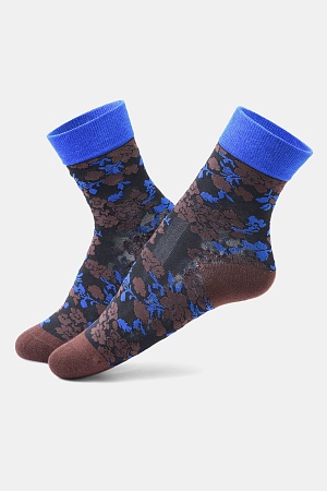 Серый пиджак в синюю клетку SMOKING II