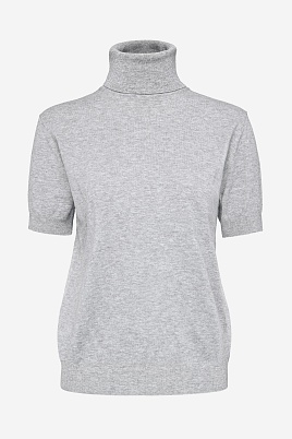 Водолазка с коротким рукавом, серая