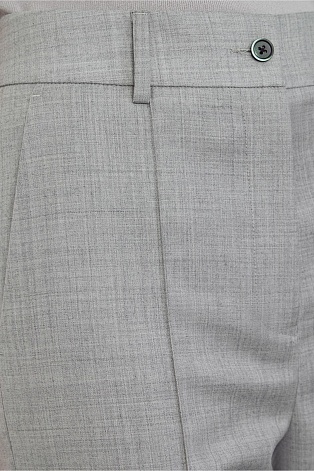 Прямые брюки со стрелками, цвет светло-серый T