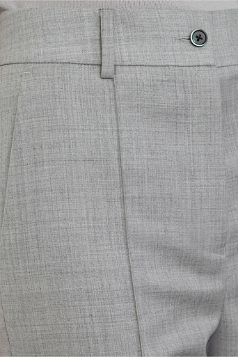 Прямые брюки со стрелками, цвет светло-серый TYRA