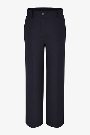 Прямые брюки со стрелками, черные MARIA