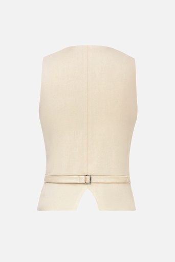 Кремовый костюмный жилет VIVIENNE