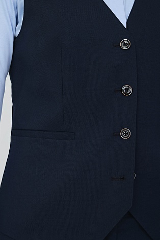 Костюмный жилет, темно-синий M