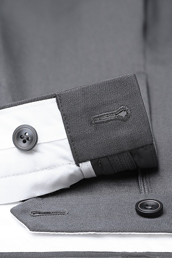 Прямые брюки со стрелками, серые