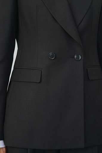 Удлиненный жакет, темно-серый INGRID