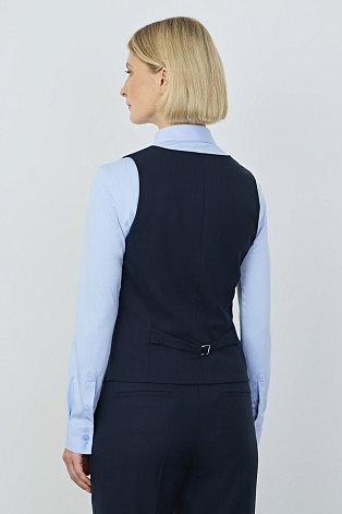 Костюмный жилет, темно-синий M