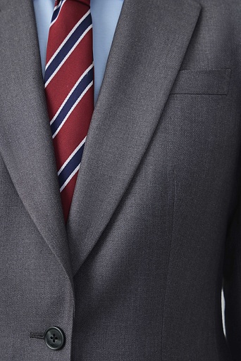 Однотонный жакет, серый MIRA