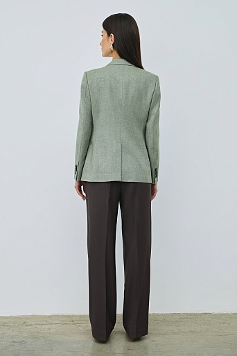 Приталенный жакет на одной пуговице MIRA