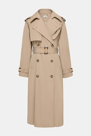 Тренч бежевого цвета