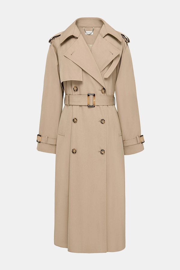 Тренч бежевого цвета