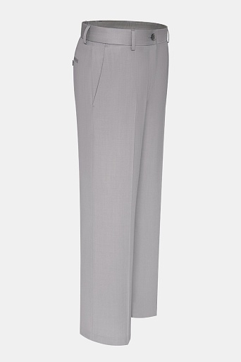 Прямые брюки со стрелками, цвет светло-серый LUCIA