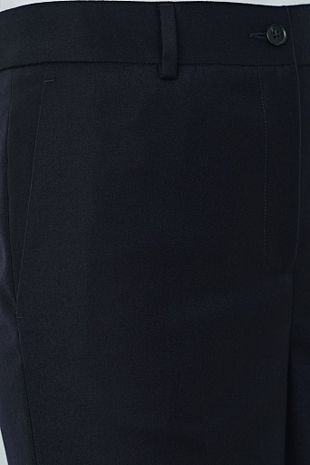 Прямые брюки со стрелками, черные MARIA