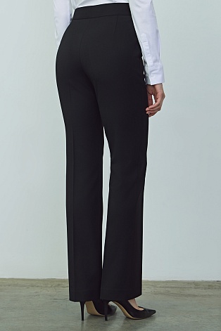 Прямые брюки со стрелками, черные STELLA II
