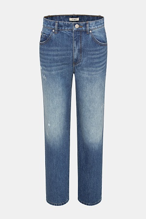 Серый пиджак в синюю клетку SMOKING II