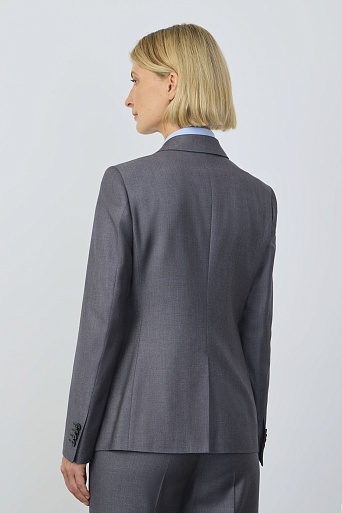 Однотонный жакет, серый MIRA