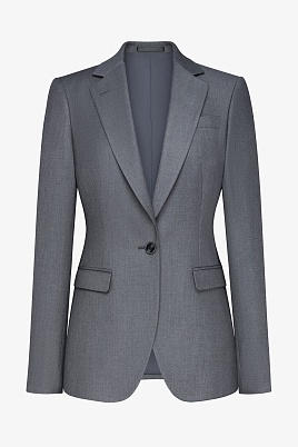 Однотонный жакет, серый MIRA