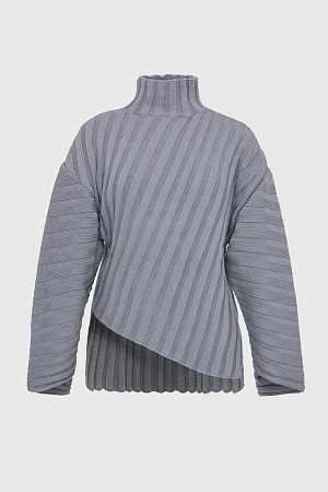 Серый пиджак в синюю клетку SMOKING II