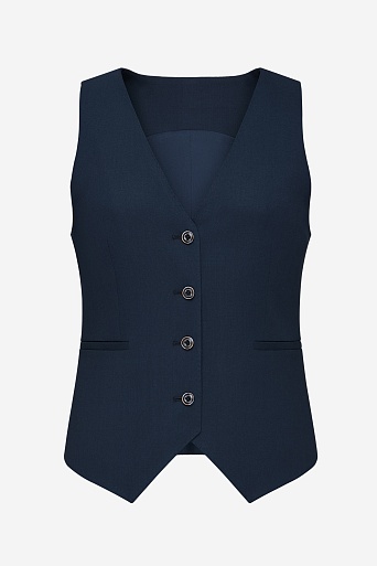 Костюмный жилет, темно-синий MEGAN