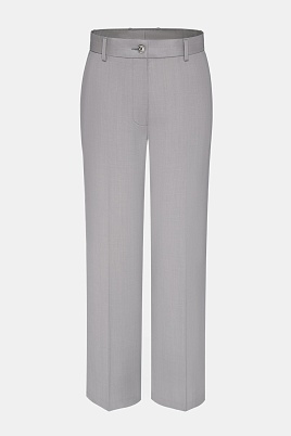 Прямые брюки со стрелками, цвет светло-серый LUCIA