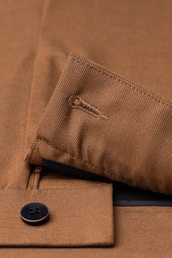 Прямые брюки со стрелками, цвет светлый шоколад TYRA