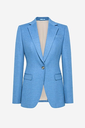 Серый пиджак в синюю клетку SMOKING II