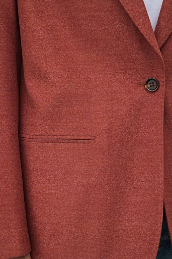 Удлиненный жакет на одной пуговице MILA