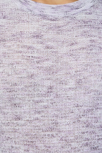 Трикотажная футболка, сиреневый меланж