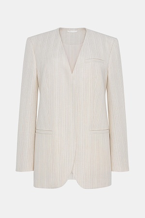 Серый пиджак в синюю клетку SMOKING II