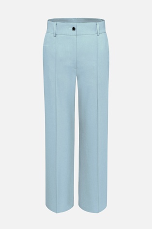 Прямые брюки со стрелками, пыльный голубой TYRA