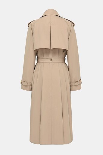 Тренч бежевого цвета