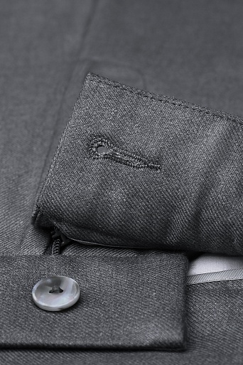 Прямые брюки со стрелками, серые TYRA