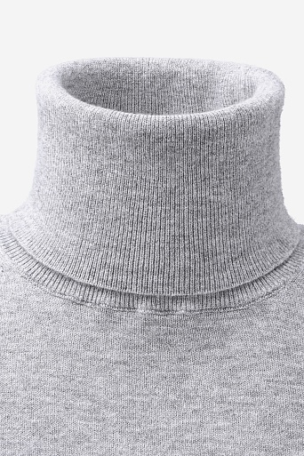 Водолазка с коротким рукавом, серая