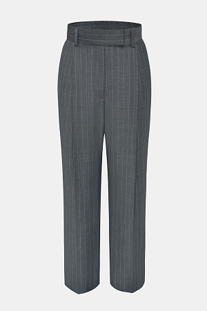 Серый пиджак в синюю клетку SMOKING II