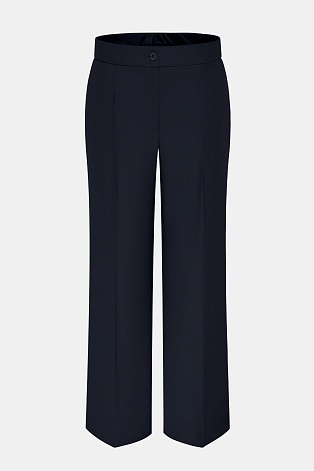 Прямые брюки со стрелками, темно-синие FRANKIE
