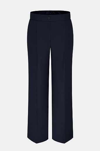 Прямые брюки со стрелками, темно-синие FRANKIE