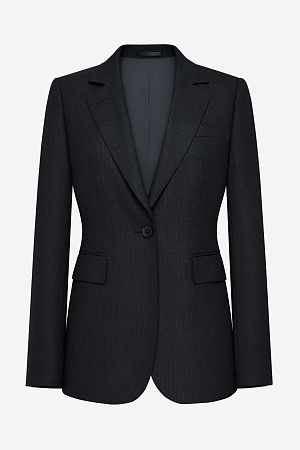 Серый пиджак в синюю клетку SMOKING II