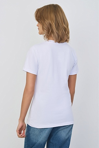 Базовая футболка, белая