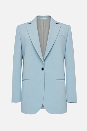 Серый пиджак в синюю клетку SMOKING II