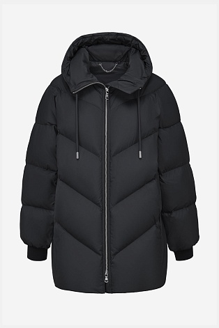 Куртка темно-синего цвета на молнии