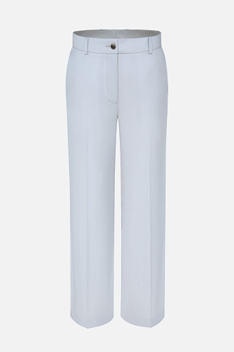 Прямые брюки со стрелками, светло-серые MARIA