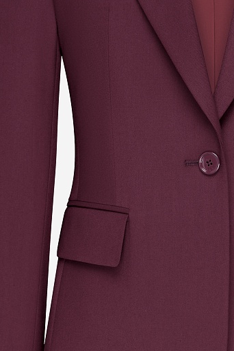 Приталенный жакет, бордовый KARLA