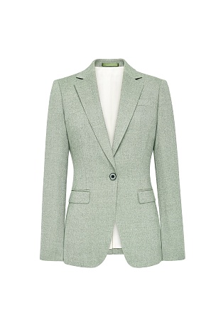 Приталенный жакет на одной пуговице M