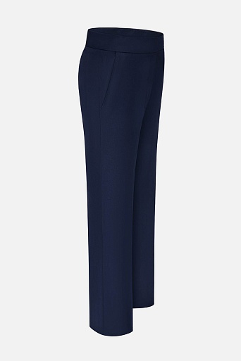 Темно-синие брюки прямого кроя STELLA II