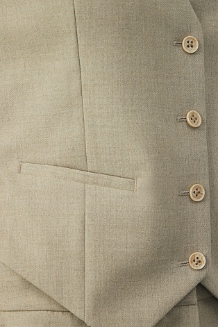 Костюмный жилет, цвет бежевый меланж VIVIENNE