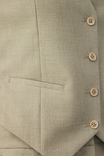 Костюмный жилет, цвет бежевый меланж VIVIENNE