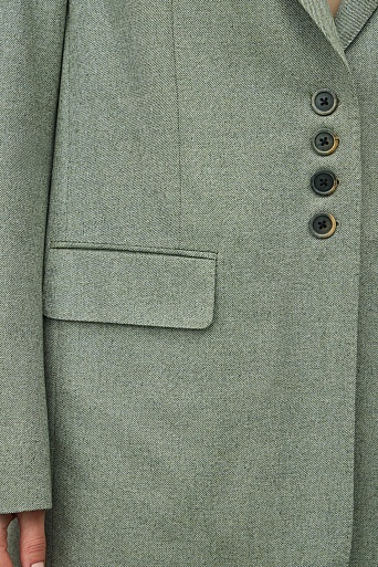 Пиджак оверсайз на четырех пуговицах, мятный MICHELLE
