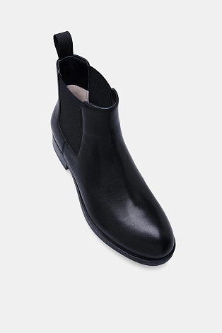 Челси из натуральной кожи, черные
