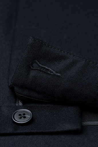 Прямые брюки со стрелками, темно-синие FRANKIE